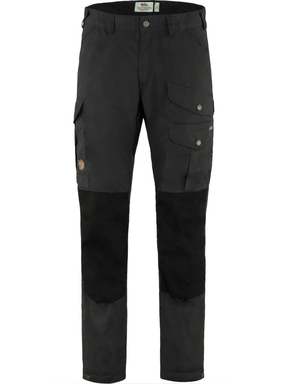 Fjallraven Women's Vidda Pro Gray & Black Trousers Size: 32x33 Regular